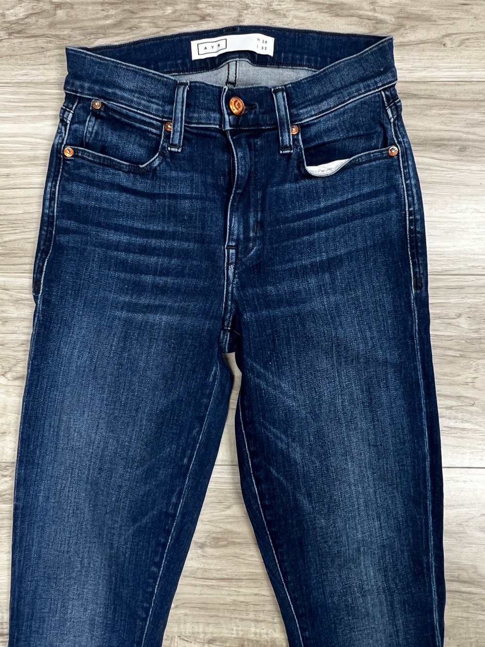AYR The Chiller Skinny Jeans in Sunrise Blue Size 26 - Picture 4 of 15